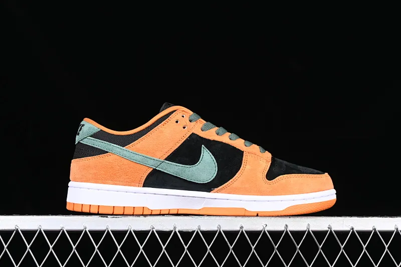 All categories Nk SB Dunk series Nk SB Dunk Low low-top sneakers Nk SB Dunk Low SP "Ceramic" carrot yellow and black SB low-top casual sports skateboard shoes DA1469-001